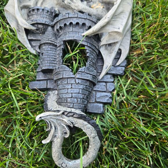 Dragon Castle Wall Hanging Decor Sword Holder - Picture 3 of 9